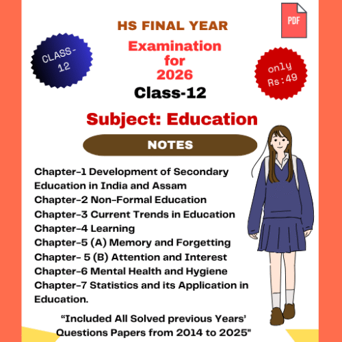 All Chapter Wise Notes for Class-12 Final Examination 2026