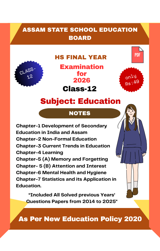 All Chapter Wise Notes for Class-12 Final Examination 2026